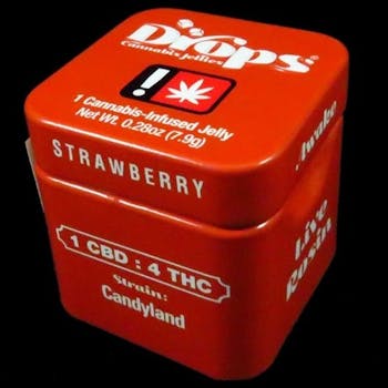 Drops CBD: 100mg Strawberry 1:4